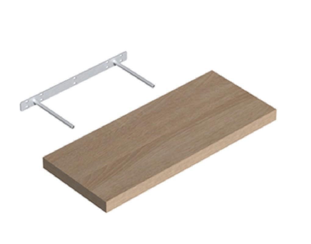 Рафт със скрит монтаж FS DS - дъб, различни размери