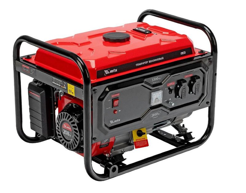 Бензинов генератор RS-4000 - 3.3 kW, 230 V, ръчен стартер