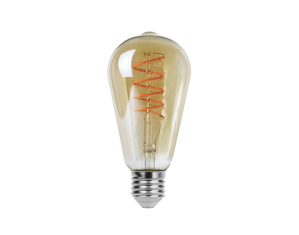 Led крушка Filament, ST65 - 4 W, E27, 300 lm, 2200 K
